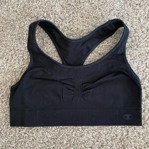 Champion Black Racerback Sports Bra Size Medium